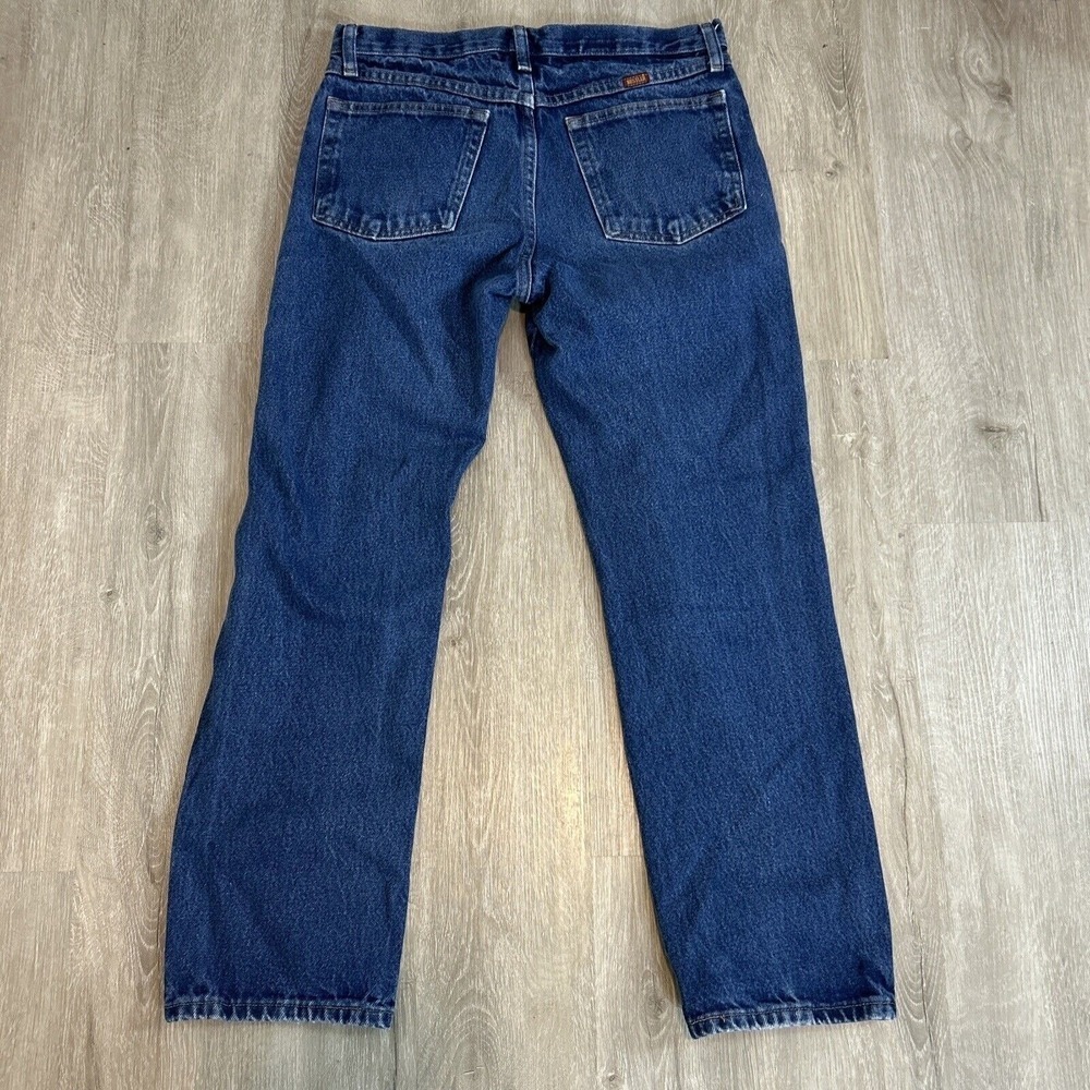 Rustler Men's Jeans 33x30 Blue Denim Straight Leg Regular Fit Workwear Vintage - Picture 4 of 12